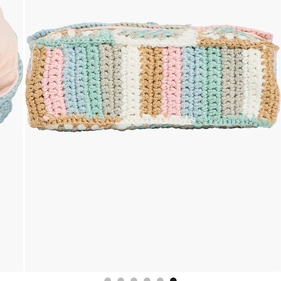 Kurt Geiger Kensington Crochet Crossbody Bag in Pastel. Super cute!!! - Picture 7 of 7